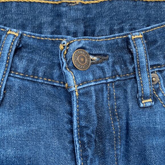 Levi's 514 Men's Blue Full Length Five Pocket Slim Straight Jeans Size W31 L32 - Picture 3 of 9